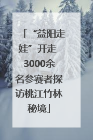 “益阳走娃”开走 3000余名参赛者探访桃江竹林秘境