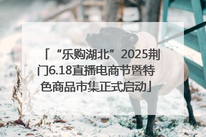 “乐购湖北”2025荆门6.18直播电商节暨特色商品市集正式启动