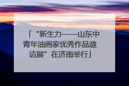 “新生力——山东中青年油画家优秀作品邀请展”在济南举行