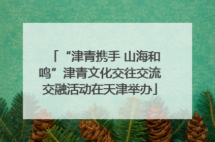 “津青携手 山海和鸣”津青文化交往交流交融活动在天津举办