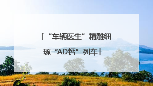 “车辆医生”精雕细琢“AD钙”列车