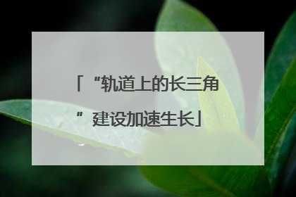 “轨道上的长三角”建设加速生长
