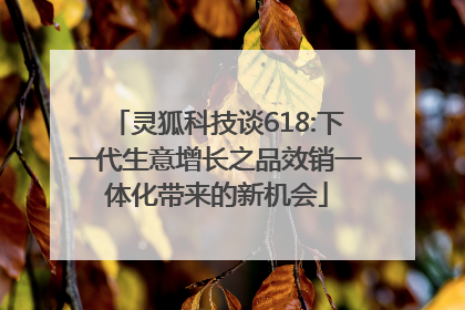 灵狐科技谈618:下一代生意增长之品效销一体化带来的新机会