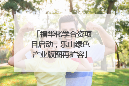 福华化学合资项目启动，乐山绿色产业版图再扩容