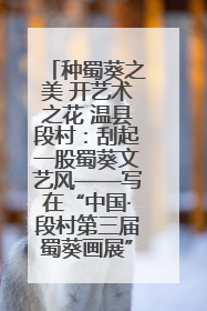 种蜀葵之美 开艺术之花 温县段村：刮起一股蜀葵文艺风——写在“中国·段村第三届蜀葵画展”开展之际