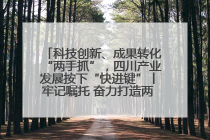 科技创新、成果转化“两手抓”，四川产业发展按下“快进键”丨牢记嘱托 奋力打造两高地两基地一屏障