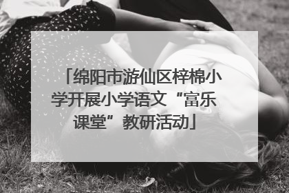 绵阳市游仙区梓棉小学开展小学语文“富乐课堂”教研活动
