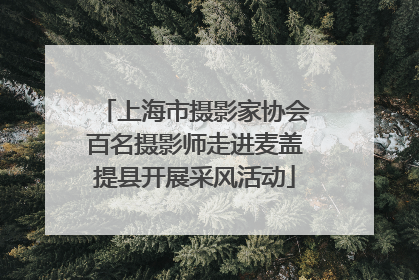 上海市摄影家协会百名摄影师走进麦盖提县开展采风活动