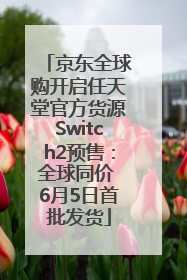 京东全球购开启任天堂官方货源Switch2预售：全球同价 6月5日首批发货