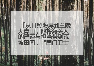 从日照海岸到兰陵大青山，他将海关人的严谨与担当带到荒坡田间，“国门卫士”刘磊——让艾草长成“生钱草”