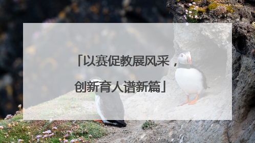 以赛促教展风采，创新育人谱新篇
