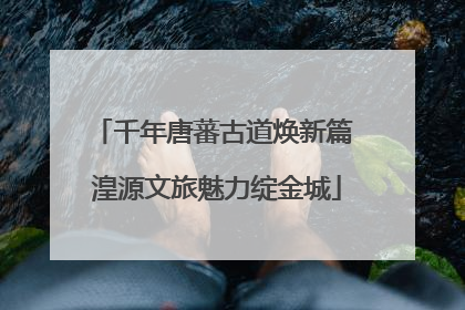 千年唐蕃古道焕新篇 湟源文旅魅力绽金城