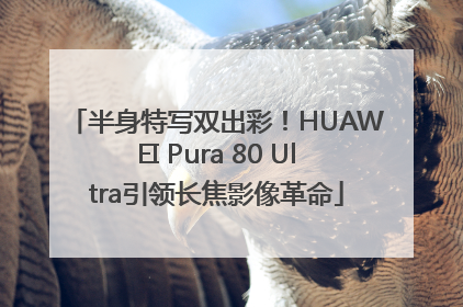 半身特写双出彩！HUAWEI Pura 80 Ultra引领长焦影像革命