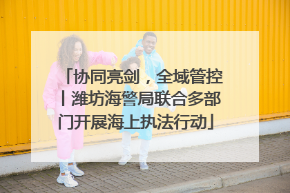 协同亮剑，全域管控丨潍坊海警局联合多部门开展海上执法行动