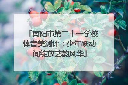 南阳市第二十一学校体音美测评：少年跃动间绽放艺韵风华
