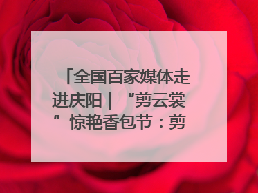 全国百家媒体走进庆阳｜“剪云裳”惊艳香包节：剪纸跃上华服 非遗焕发新彩