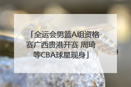 全运会男篮A组资格赛广西贵港开赛 周琦等CBA球星现身