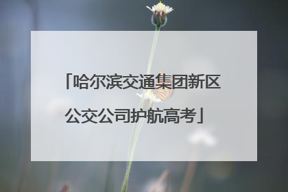 哈尔滨交通集团新区公交公司护航高考