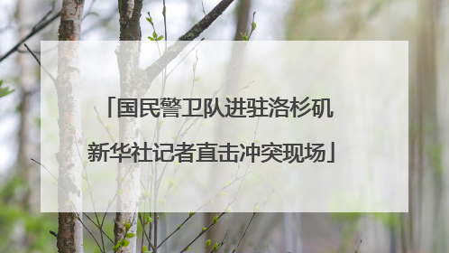 国民警卫队进驻洛杉矶 新华社记者直击冲突现场