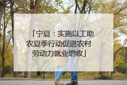 宁夏：实施以工助农夏季行动促进农村劳动力就业增收