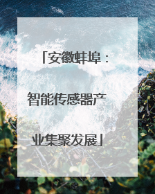 安徽蚌埠：智能传感器产业集聚发展