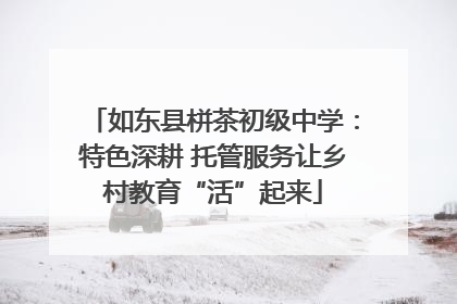 如东县栟茶初级中学：特色深耕 托管服务让乡村教育“活”起来