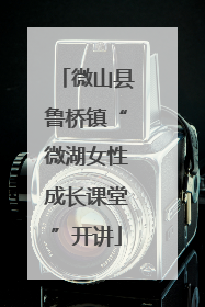 微山县鲁桥镇“微湖女性成长课堂”开讲