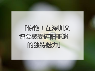 惊艳！在深圳文博会感受旌阳非遗的独特魅力