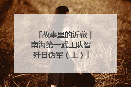 故事里的沂蒙｜南海第一武工队智歼日伪军（上）