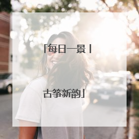 每日一景丨 古筝新韵