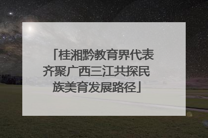 桂湘黔教育界代表齐聚广西三江共探民族美育发展路径
