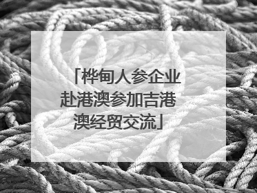 桦甸人参企业赴港澳参加吉港澳经贸交流