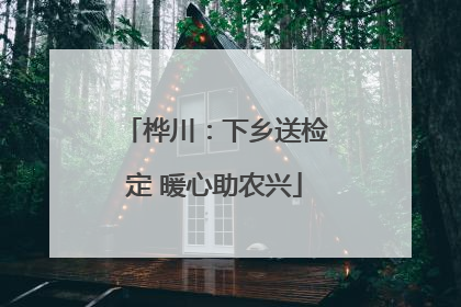 桦川：下乡送检定 暖心助农兴