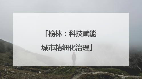 榆林：科技赋能城市精细化治理
