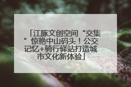 江豚文创空间“交集”惊艳中山码头！公交记忆+骑行驿站打造城市文化新体验