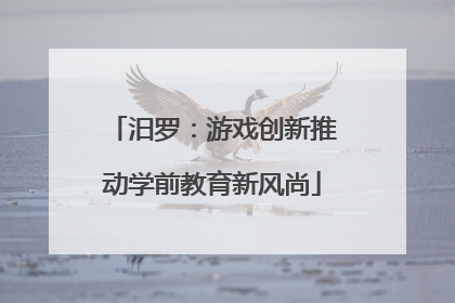 汨罗：游戏创新推动学前教育新风尚