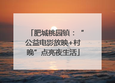 肥城桃园镇：“公益电影放映+村晚”点亮夜生活
