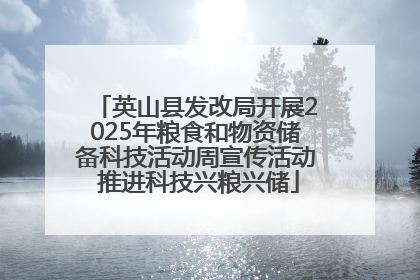 英山县发改局开展2025年粮食和物资储备科技活动周宣传活动 推进科技兴粮兴储