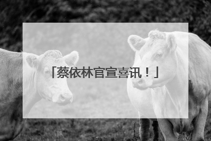 蔡依林官宣喜讯！