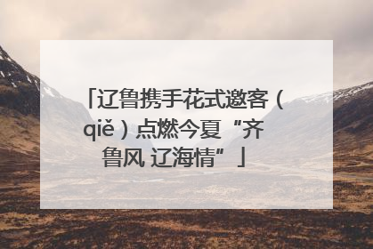 辽鲁携手花式邀客（qiě）点燃今夏“齐鲁风 辽海情”