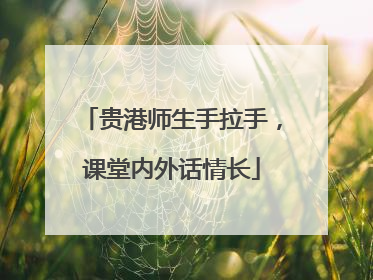 贵港师生手拉手，课堂内外话情长