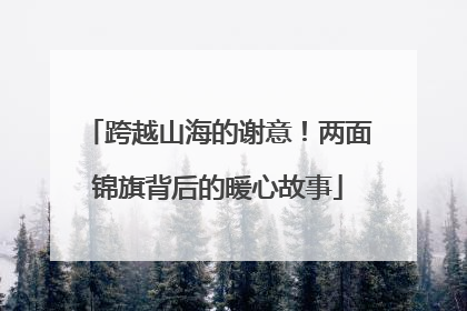 跨越山海的谢意！两面锦旗背后的暖心故事