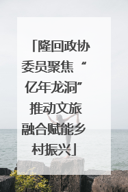 隆回政协委员聚焦“亿年龙洞” 推动文旅融合赋能乡村振兴
