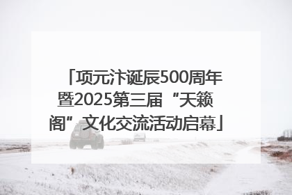 项元汴诞辰500周年暨2025第三届“天籁阁”文化交流活动启幕