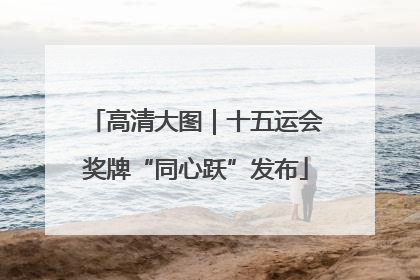 高清大图｜十五运会奖牌“同心跃”发布