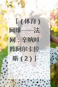 （体育）网球——法网：辛纳对阵阿尔卡拉斯（2）