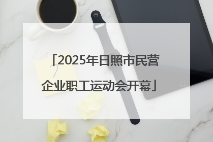 2025年日照市民营企业职工运动会开幕