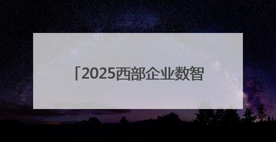 2025西部企业数智发展大会在成都召开