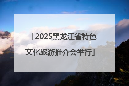 2025黑龙江省特色文化旅游推介会举行