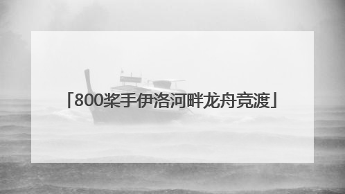 800桨手伊洛河畔龙舟竞渡